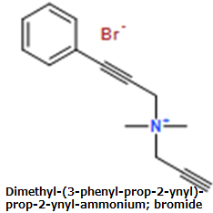CAS#Dimethyl-(3-phenyl-prop-2-ynyl)-prop-2-ynyl-ammonium; bromide